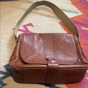 A.P.C. And Vanessa Seaward handbag cognac leather